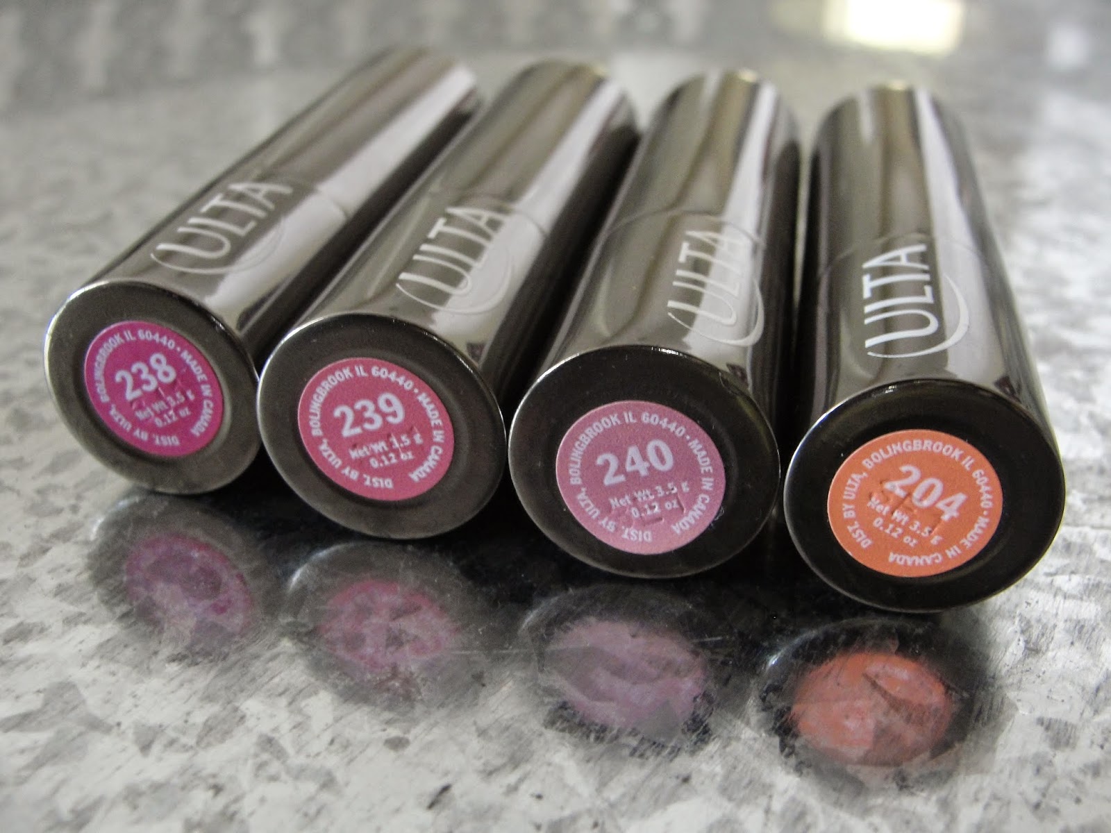 Ulta lipsticks review & makeup looks